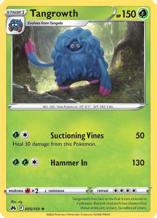 Tangrowth 005  - Rare