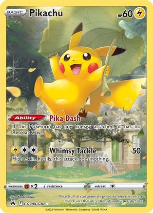 Pikachu GG30  - Holofoil - Ultra Rare