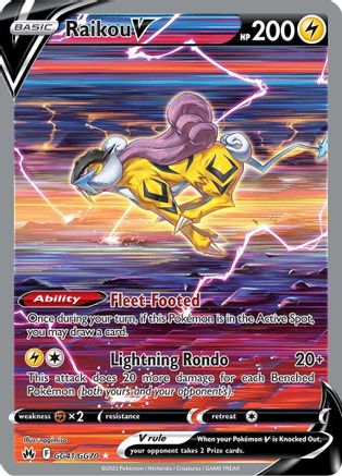 Raikou V GG41  - Holofoil - Ultra Rare