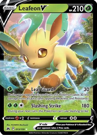 Leafeon V 013  - Holofoil - Ultra Rare