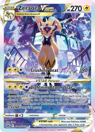 Zeraora VSTAR GG43  - Holofoil - Ultra Rare