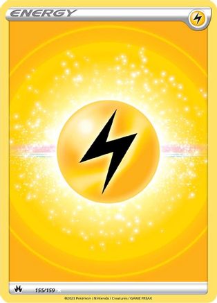 Lightning Energy (Texture Full Art) 155  - Holofoil - Ultra Rare