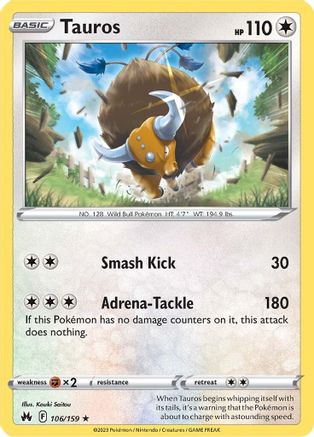 Tauros 106  - Rare