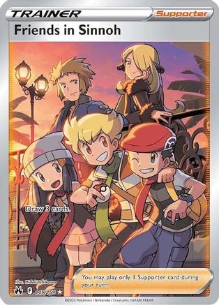 Friends in Sinnoh (Full Art) 149  - Holofoil - Ultra Rare