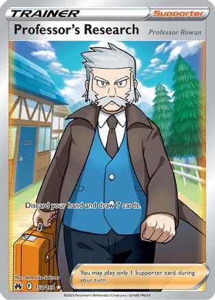 Professor's Research (Full Art) 150  - Holofoil - Ultra Rare