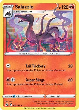 Salazzle 028  - Uncommon