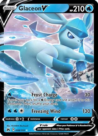 Glaceon V 038  - Holofoil - Ultra Rare