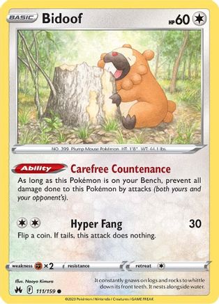 Bidoof 111  - Common