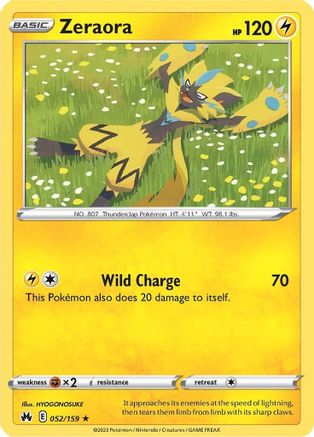 Zeraora 052  - Rare