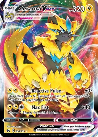 Zeraora VMAX 054  - Holofoil - Ultra Rare