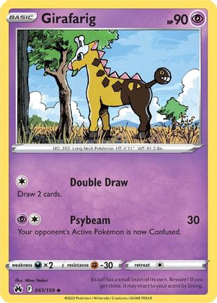 Girafarig 061  - Uncommon