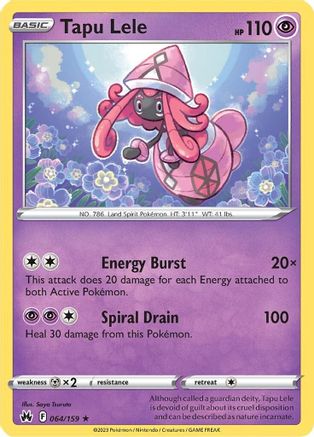 Tapu Lele 064  - Holofoil - Holo Rare