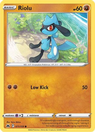 Riolu 071  - Common