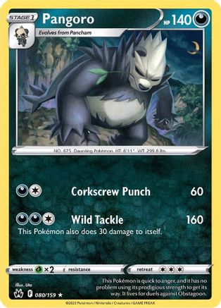 Pangoro 080  - Rare