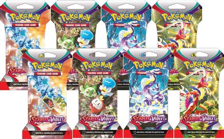 Scarlet & Violet Sleeved Booster Pack Bundle [Set of 8]  - null