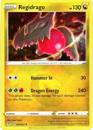 Regidrago (Cosmos Holo) 124/203  - Holofoil - Holo Rare