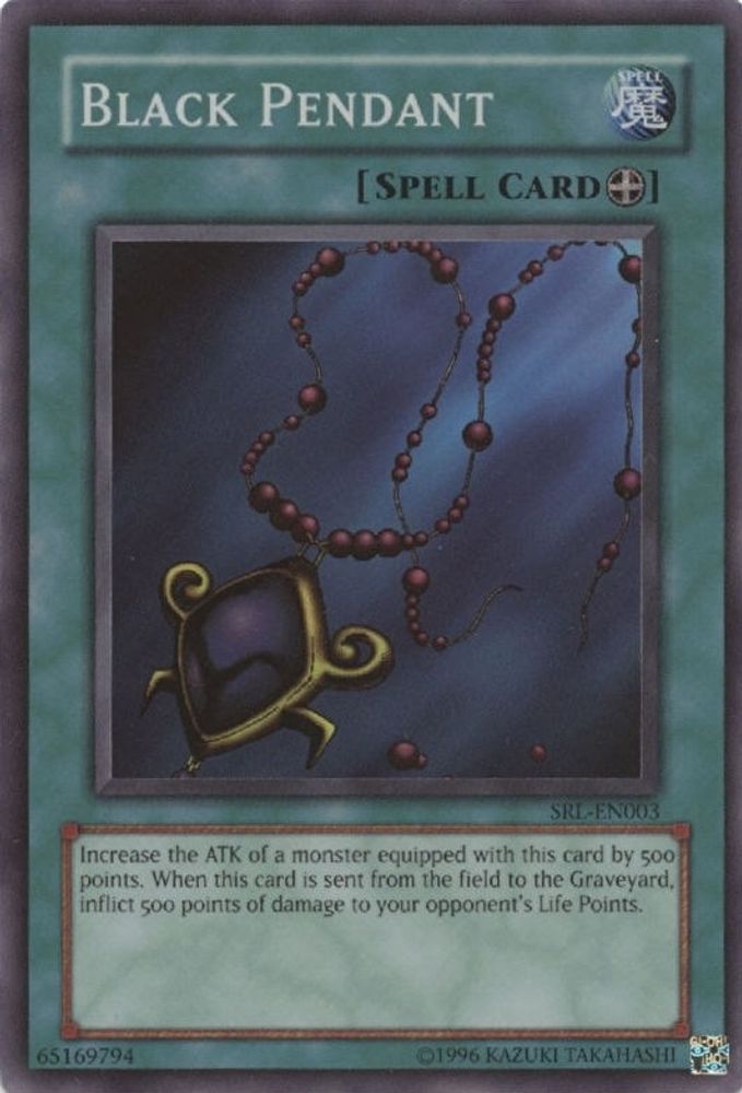 Pendentif noir [SRL-EN003] Super Rare 