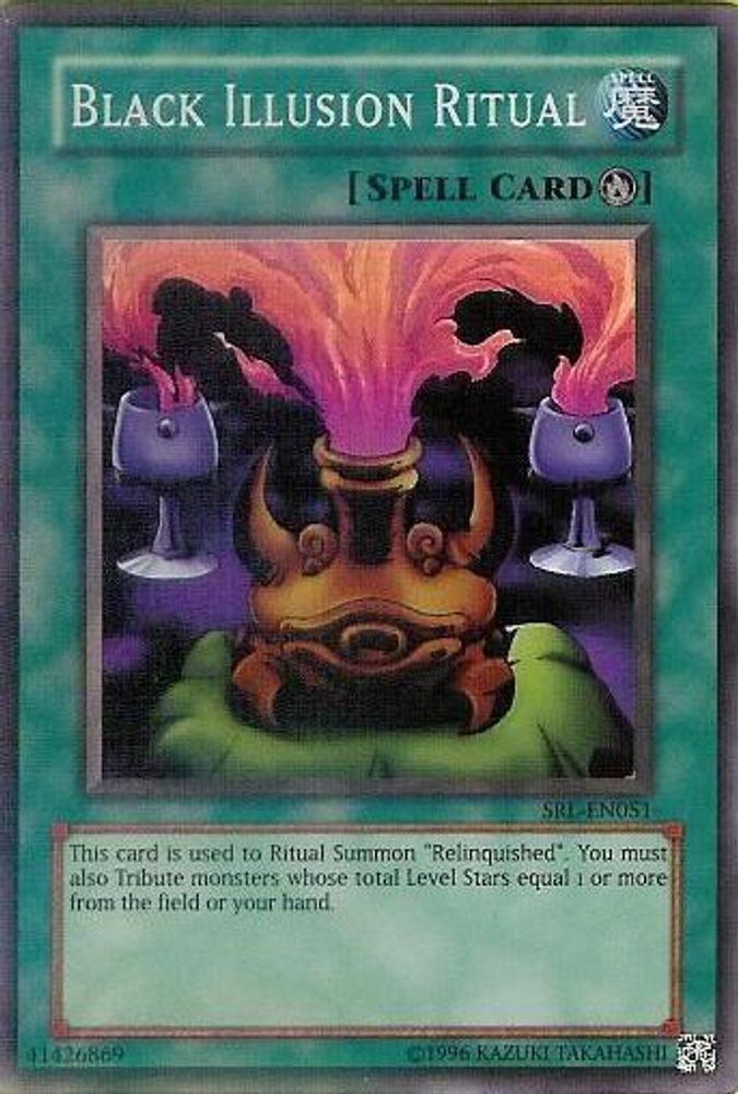 Rituel d'illusion noire [SRL-EN051] Super Rare 