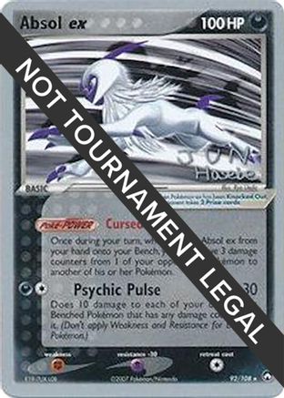 Absol ex - 2007 (Jun Hasebe) 092  - Rare