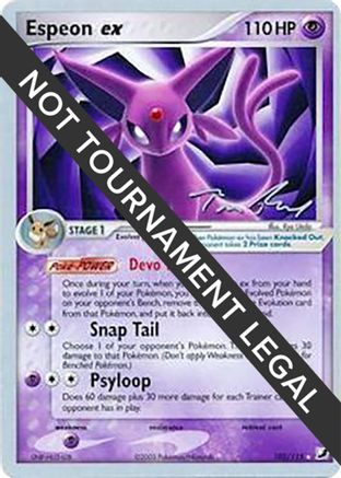Espeon ex (102/115) (Ascension Légendaire - Tom Roos) [Championnats du Monde 2007] 