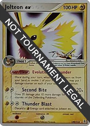 Jolteon ex - 2007 (Tom Roos) 109  - Ultra Rare