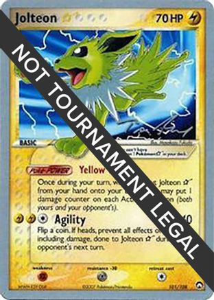 Jolteon Star - 2007 (Tom Roos) 101  - Rare