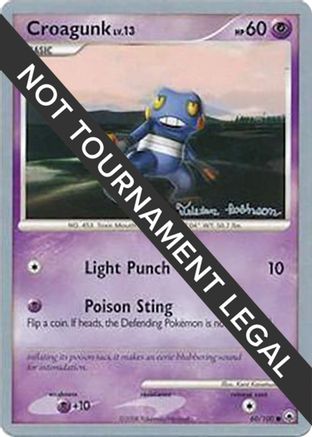 Croagunk LV.13 (60/100) (Intimidation - Tristan Robinson) [Championnats du Monde 2008] 