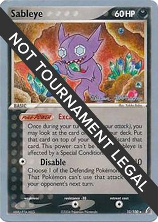 Sableye - 2008 (Tristan Robinson) 010  - Rare