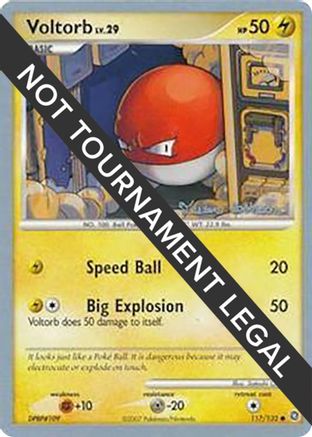 Voltorb LV.29 (117/132) (Intimidation - Tristan Robinson) [Championnats du Monde 2008] 