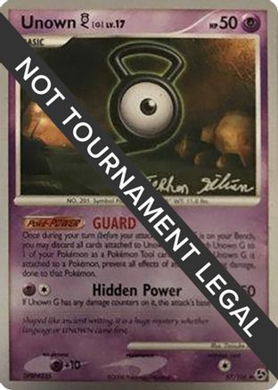 Unown [G] - 2009 (Stephen Silvestro) 057  - Uncommon