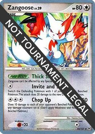 Zangoose - 2009 (Jason Martinez) 066  - Uncommon