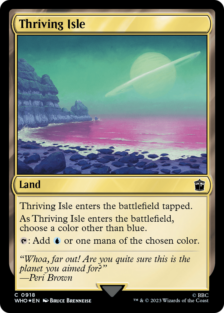 Île prospère (Surge Foil) [Doctor Who] 