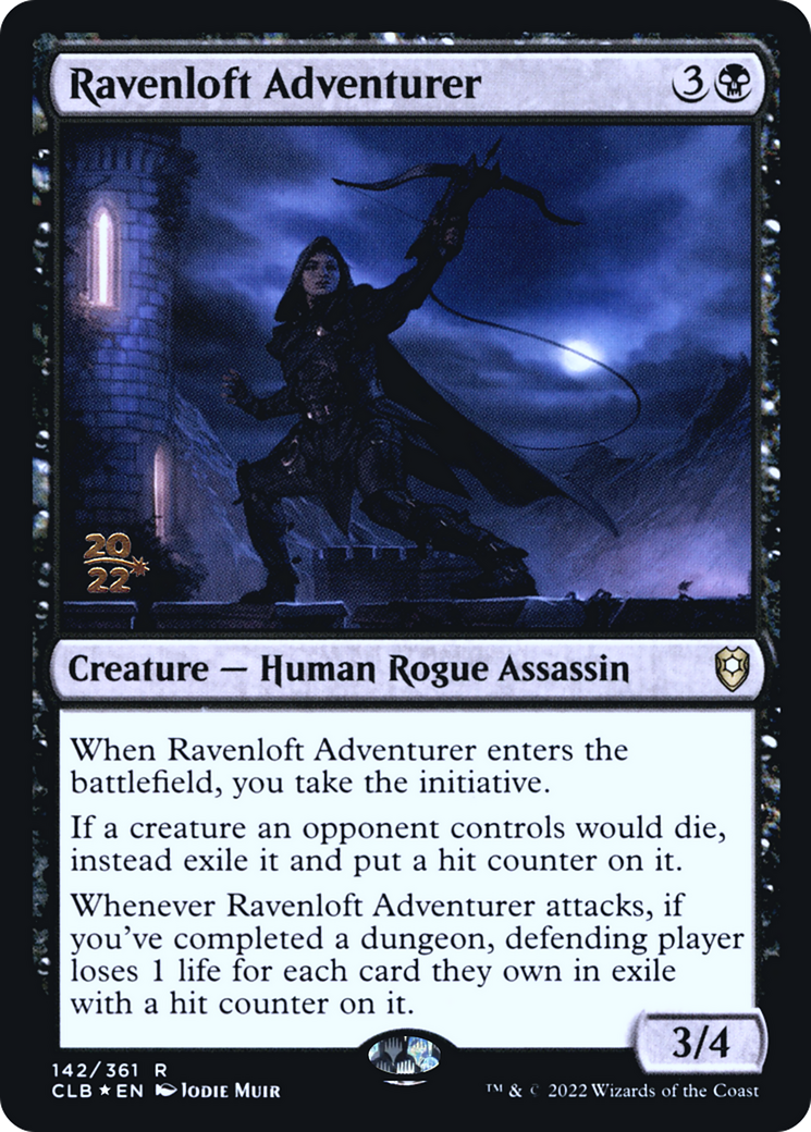 Ravenloft Adventurer [Promotions avant-première de Commander Legends : Battle for Baldur's Gate] 