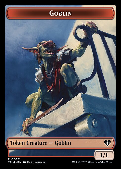 Esprit (0039) // Jeton gobelin double face [Jetons Commander Masters] 