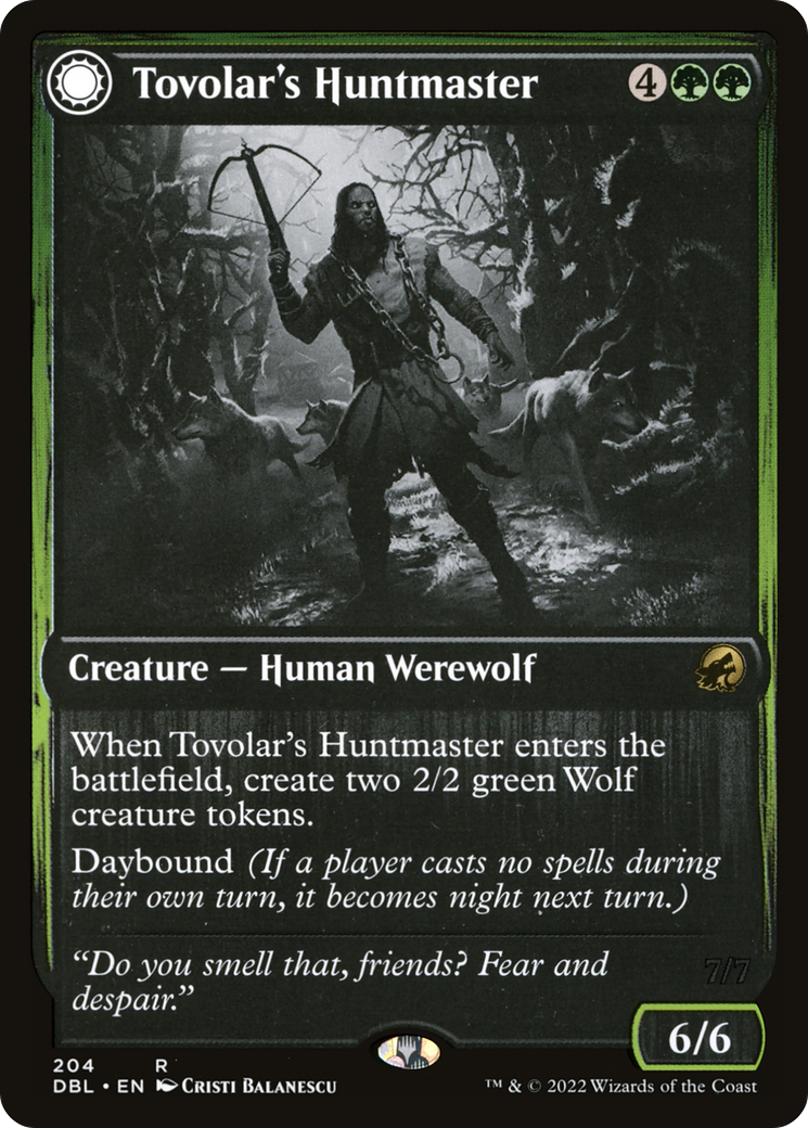 Maître chasseur de Tovolar // Chef de meute de Tovolar [Innistrad : Double fonctionnalité] 