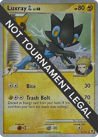 Luxray GL - 2010 (Mychael Bryan) 009  - Rare