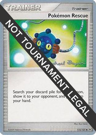 Pokemon Rescue - 2010 (Mychael Bryan) 115  - Uncommon