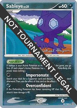 Sableye - 2010 (Mychael Bryan) 048  - Uncommon