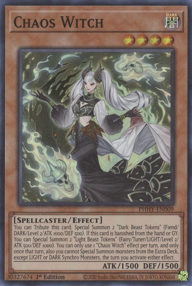 Chaos Witch (PHHY-EN009) - Super Rare
