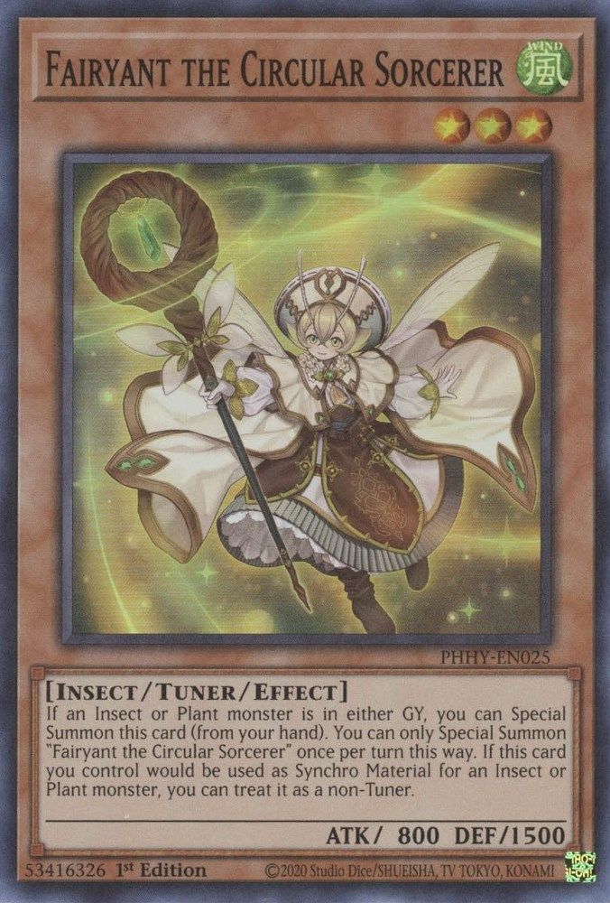Fairyant the Circular Sorcerer (PHHY-EN025) - Super Rare