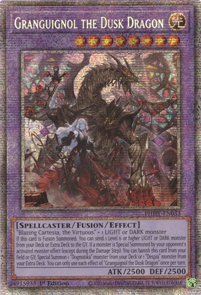 Granguignol the Dusk Dragon (Starlight Rare) (PHHY-EN033) - Starlight Rare