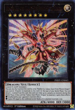 Numéro C62 : Dragon Photon Prime Neo Galaxy-Eyes [PHHY-EN043] Ultra Rare 