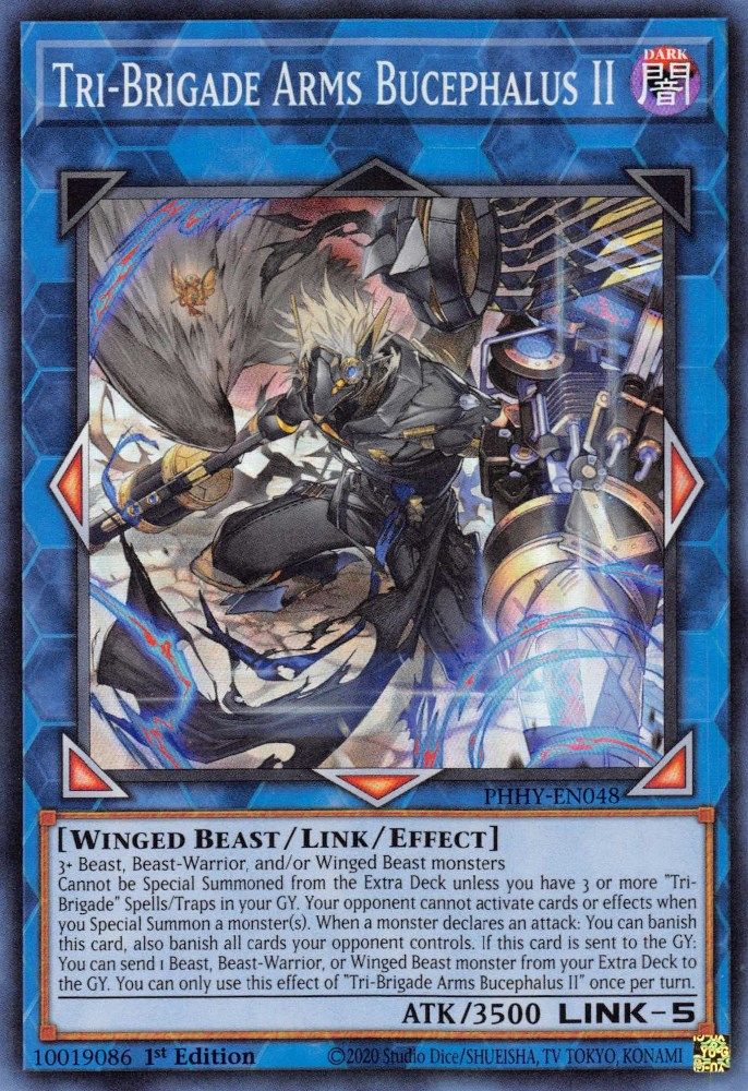 Tri-Brigade Arms Bucephalus II (PHHY-EN048) - Super Rare