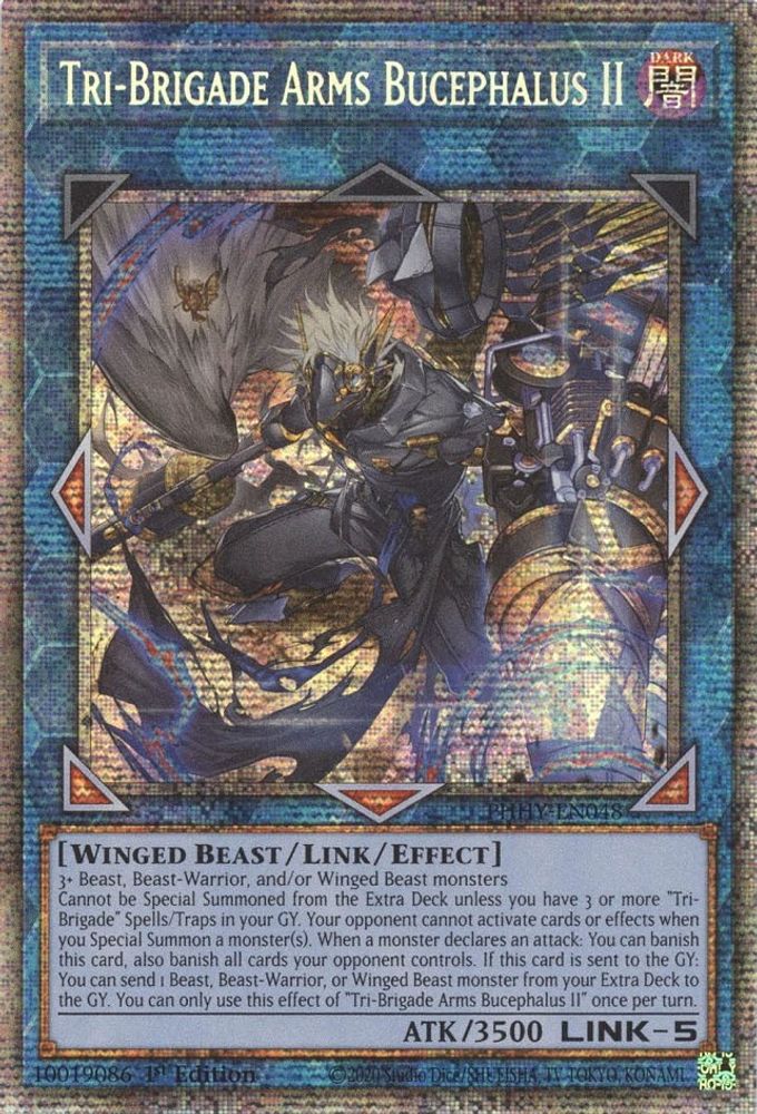 Tri-Brigade Arms Bucephalus II [PHHY-EN048] Starlight Rare 