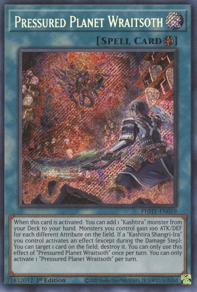 Pressured Planet Wraitsoth (PHHY-EN059) - Secret Rare