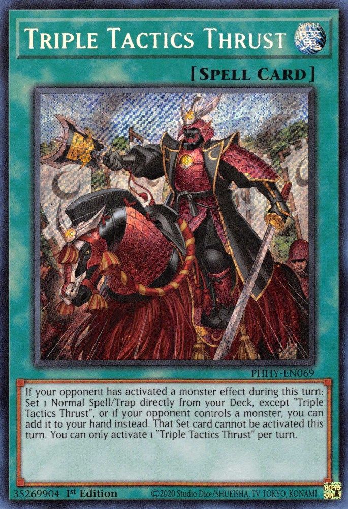 Triple Tactics Thrust (PHHY-EN069) - Secret Rare