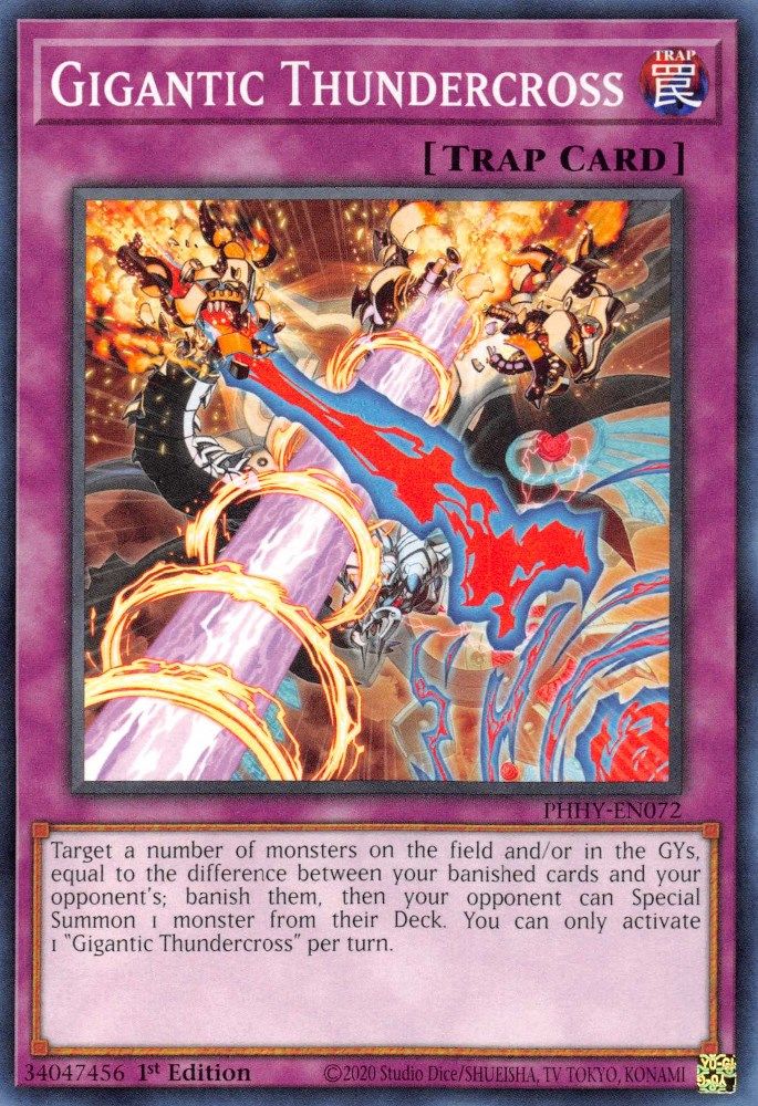 Gigantesque Thundercross [PHHY-EN072] Commun 