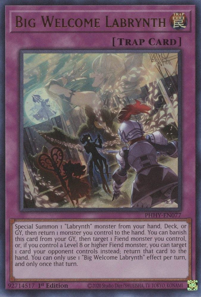 Grand labyrinthe de bienvenue [PHHY-EN077] Ultra rare 