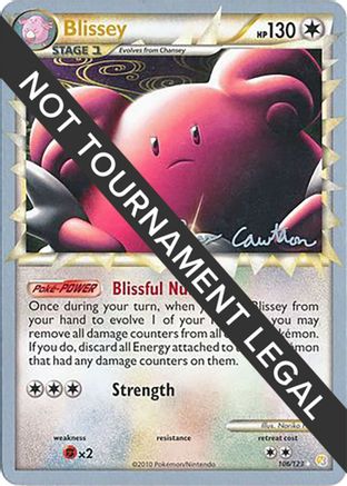 Blissey - 2011 (Ross Cawthon) 106  - Ultra Rare