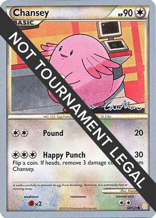 Chansey - 2011 (Ross Cawthon) 058  - Common